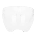 Anti-Fog Transparent Face Shield Full Face Covering Protective Visor for Office School Restaurants