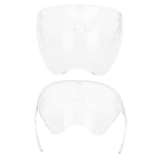 Anti-Fog Transparent Face Shield Full Face Covering Protective Visor for Office School Restaurants