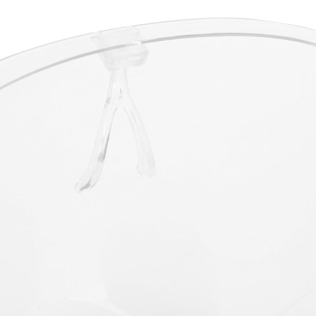 Anti-Fog Transparent Face Shield Full Face Covering Protective Visor for Office School Restaurants