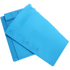 Repair Mat Magnetic Slot Silicone Heat Resistant Solder Station Parts Adsorption Pad Light Blue