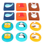 12pcs Silicone Anti Collision Door Bumper Shockproof Crash Pad Sticker for Door Handle Furniture