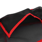 Handbag Holder Organizer Polyester Fiber Car Interior Seat Back Storage Net Bag AccessoryWith Pocket Red