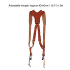 Camera Double Shoulder Strap Leather Camera Harness Photography Accessories for Outdoor Use