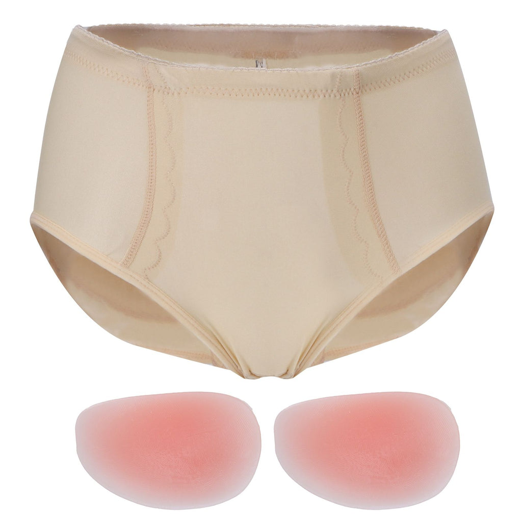 Women Underwear Hip Enhancer with Silicone Pad Fake Buttock Sexy Butt Padded Panty