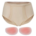 Women Underwear Hip Enhancer with Silicone Pad Fake Buttock Sexy Butt Padded Panty