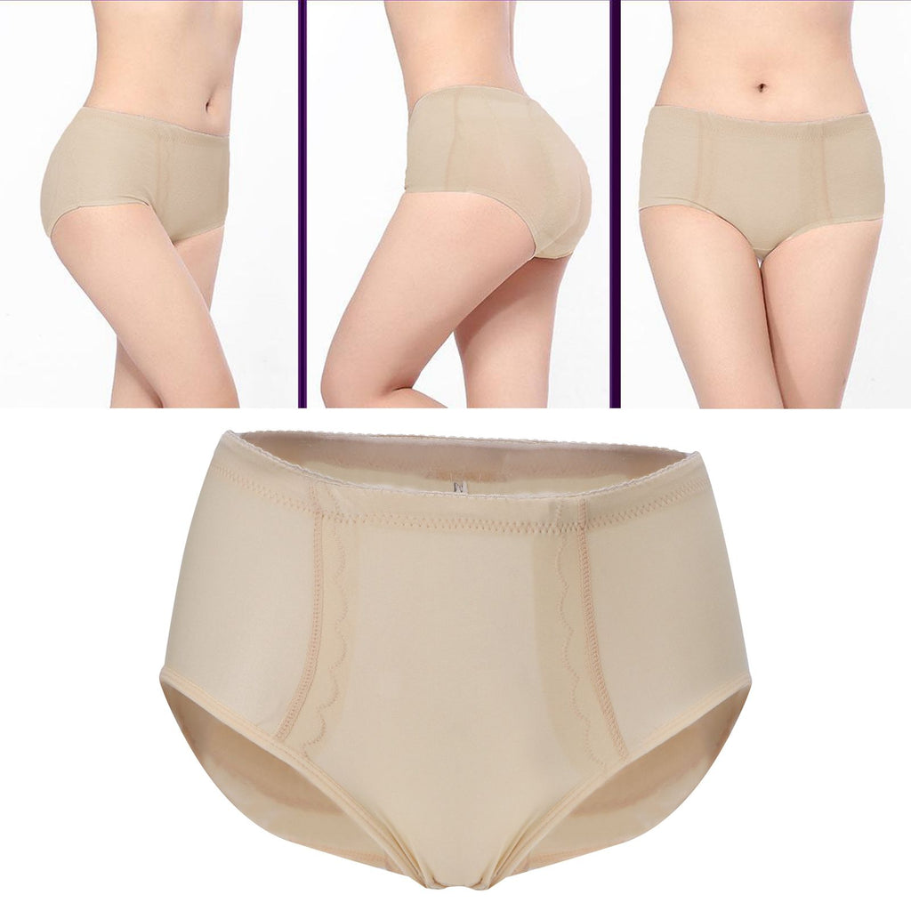 Women Underwear Hip Enhancer with Silicone Pad Fake Buttock Sexy Butt Padded Panty
