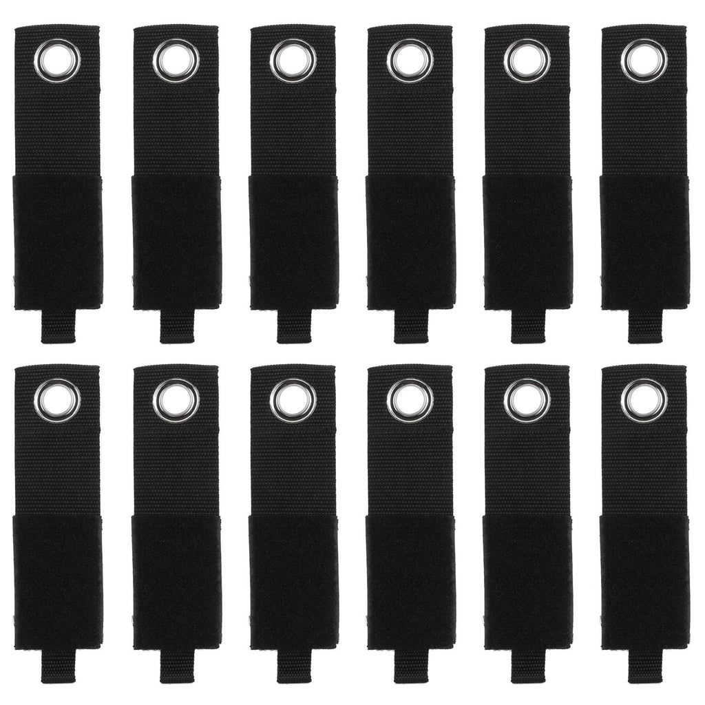 12PCS Heavy Duty Cable Storage Straps Extension Cord Holder Hook Loop Organizer Hanger