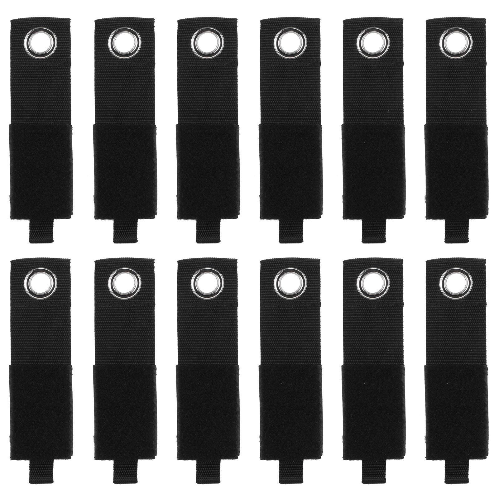 12PCS Heavy Duty Cable Storage Straps Extension Cord Holder Hook Loop Organizer Hanger