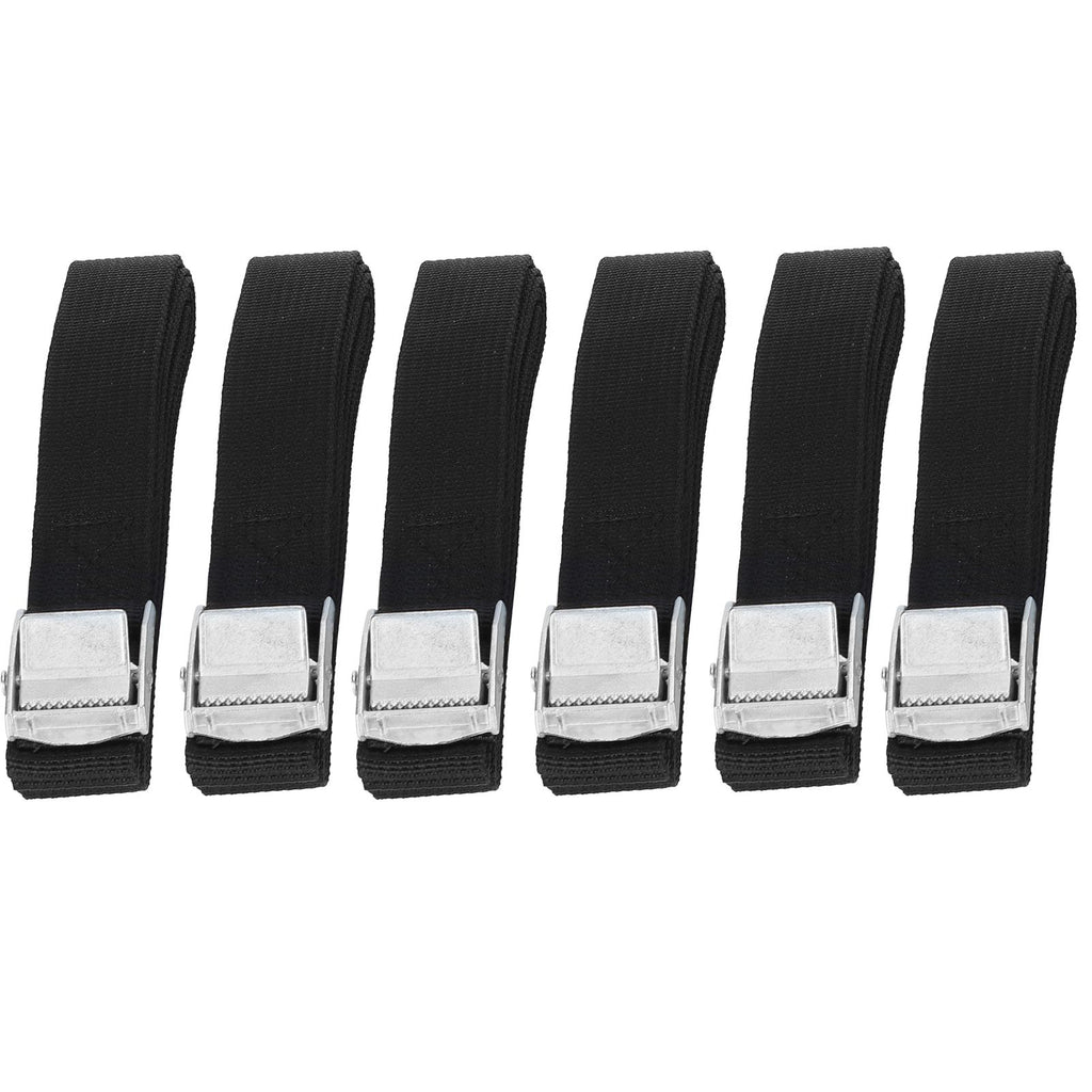 6PCS Heavy Duty Lashing Straps Adjustable Buckle Tie Down Straps for Motorcycle Trucks Luggage