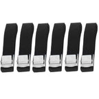 6PCS Heavy Duty Lashing Straps Adjustable Buckle Tie Down Straps for Motorcycle Trucks Luggage
