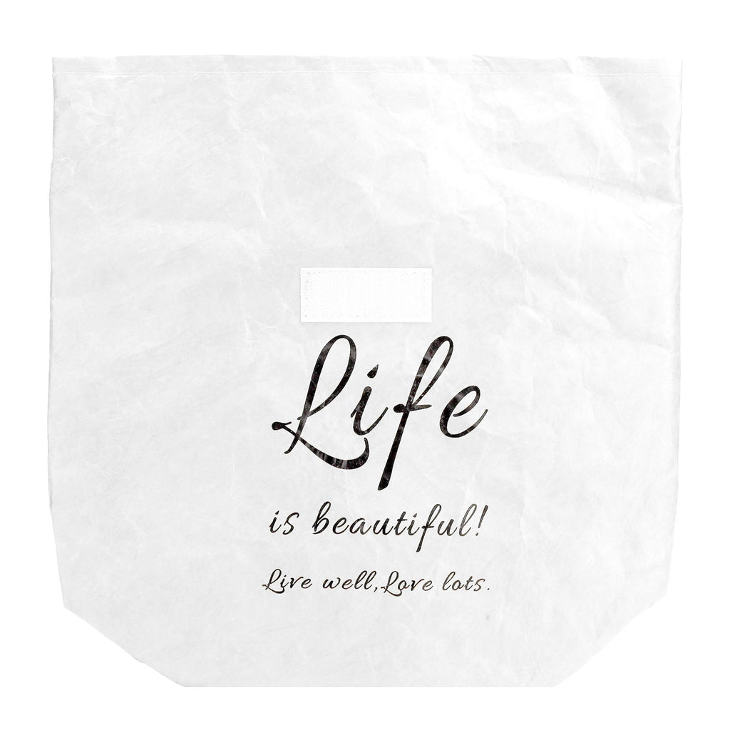 Kraft Paper Lunch Bag Aluminum Film Insulated Holder Environmental Protection Storage SuppliesWhite