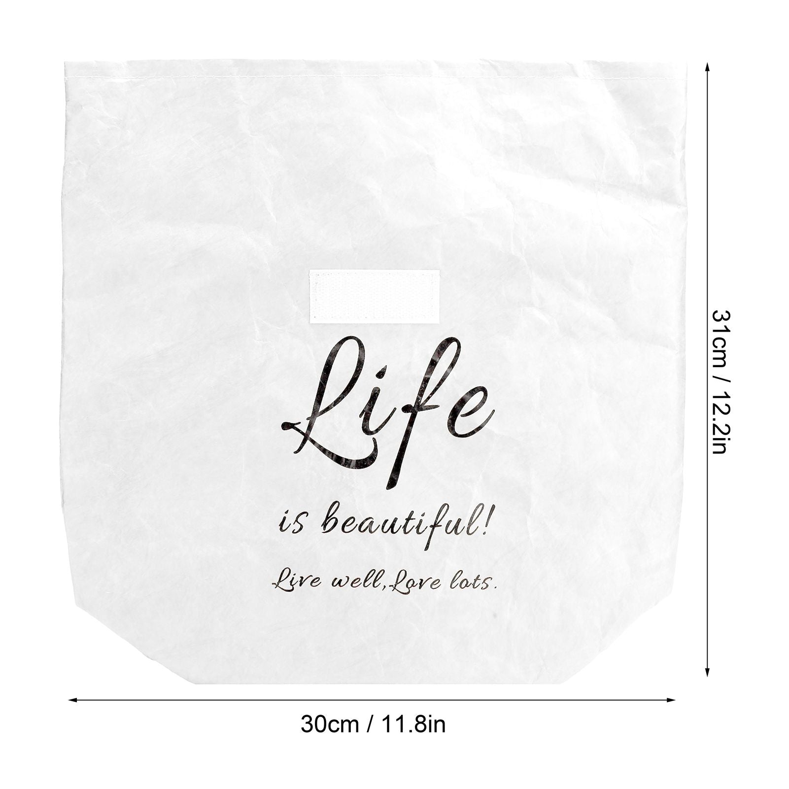 Kraft Paper Lunch Bag Aluminum Film Insulated Holder Environmental Protection Storage SuppliesWhite