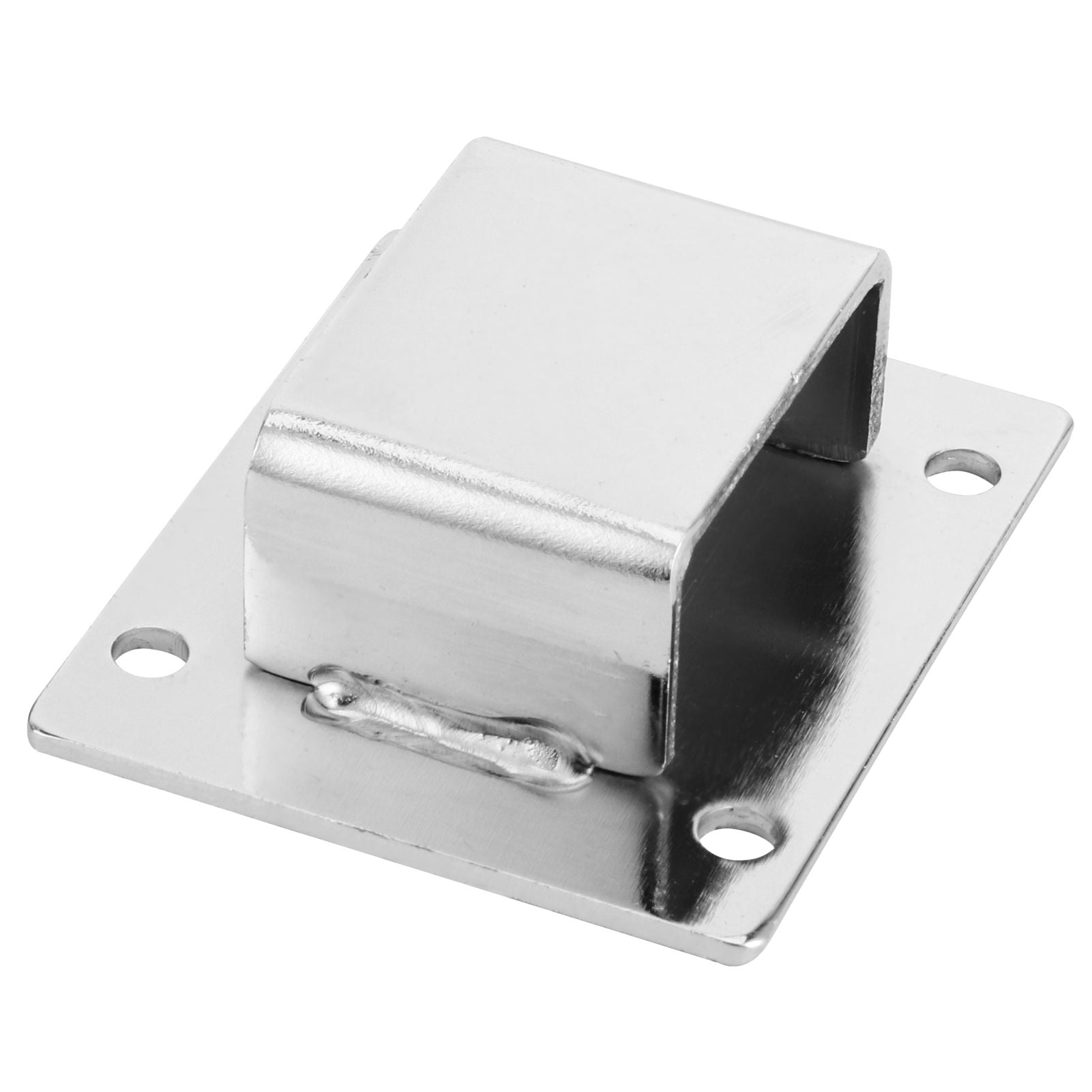 5Pcs Shelf Mount Bracket Hanger Stainless Steel Tube Support Holder Buckle Hardware SilverSealing Type