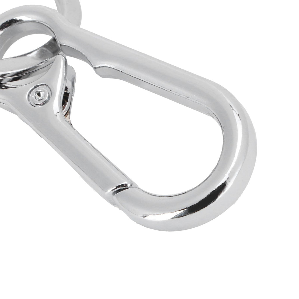 12pcs Alloy Keychain AntiRust No Deformation Glossy Surface for Hanging Key Wallet Zip Belt