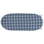 Mini Ironing Board Foldable Sleeve Cuffs Collars Ironing Table for Home Travel UseDark Blue Grid