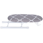 Mini Ironing Board Foldable Sleeve Cuffs Collars Ironing Table for Home Travel UseClassic Grid