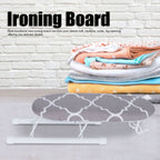 Mini Ironing Board Foldable Sleeve Cuffs Collars Ironing Table for Home Travel UseClassic Grid