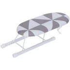Mini Ironing Board Foldable Sleeve Cuffs Collars Ironing Table for Home Travel UseFashion Square Grid