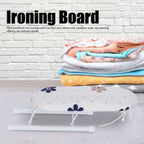 Mini Ironing Board Foldable Sleeve Cuffs Collars Ironing Table for Home Travel UseFlower Cluster