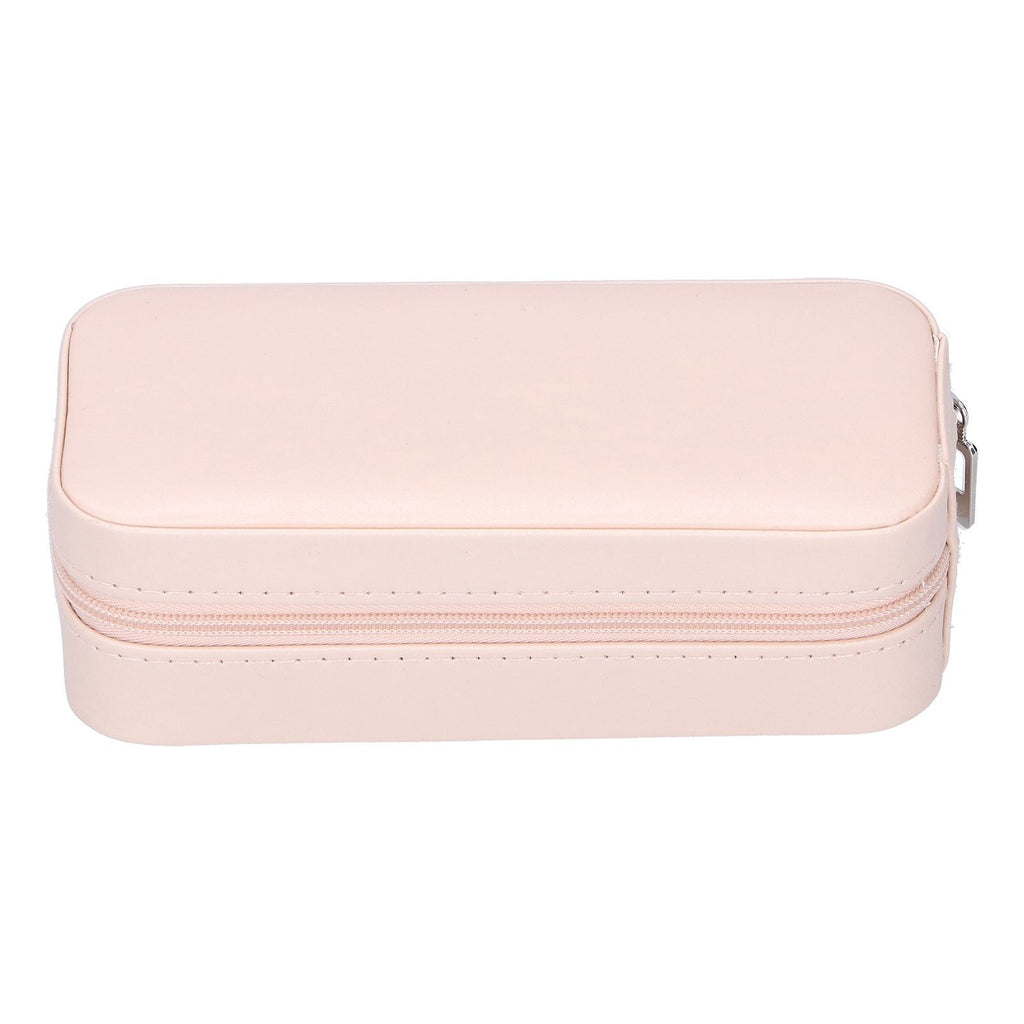 Portable Jewelry Organizer PU Fashion Earrings Necklace Rings Packaging Display Collection Case