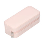 Portable Jewelry Organizer PU Fashion Earrings Necklace Rings Packaging Display Collection Case