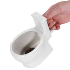 301‑400ml Ceramic Toilet Mug Funny Coffee Cup with Handle Personalized Gift for Friends