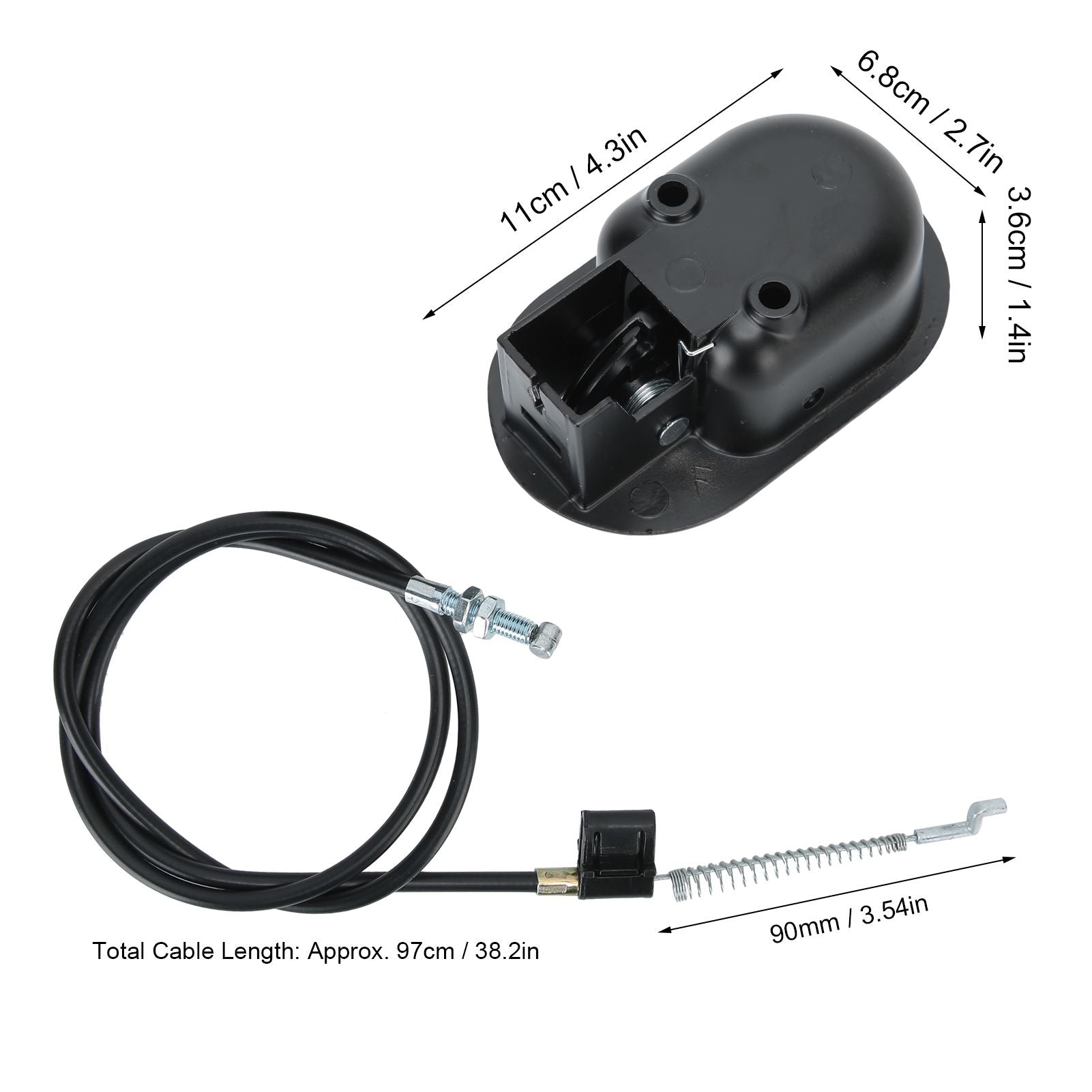 Sofa Release Handle with Cable Recliner Hand Controller Switch Replacement Accessory90mm