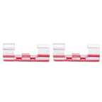 20Pcs Wire Clamp Self adhesive Line Cable Clip Buckle Fastener Desktop Organizer(Transparent )