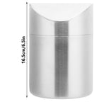 Mini Trash Can Innovative Desktop Waste Bin Rubbish Garbage Container for Office Car