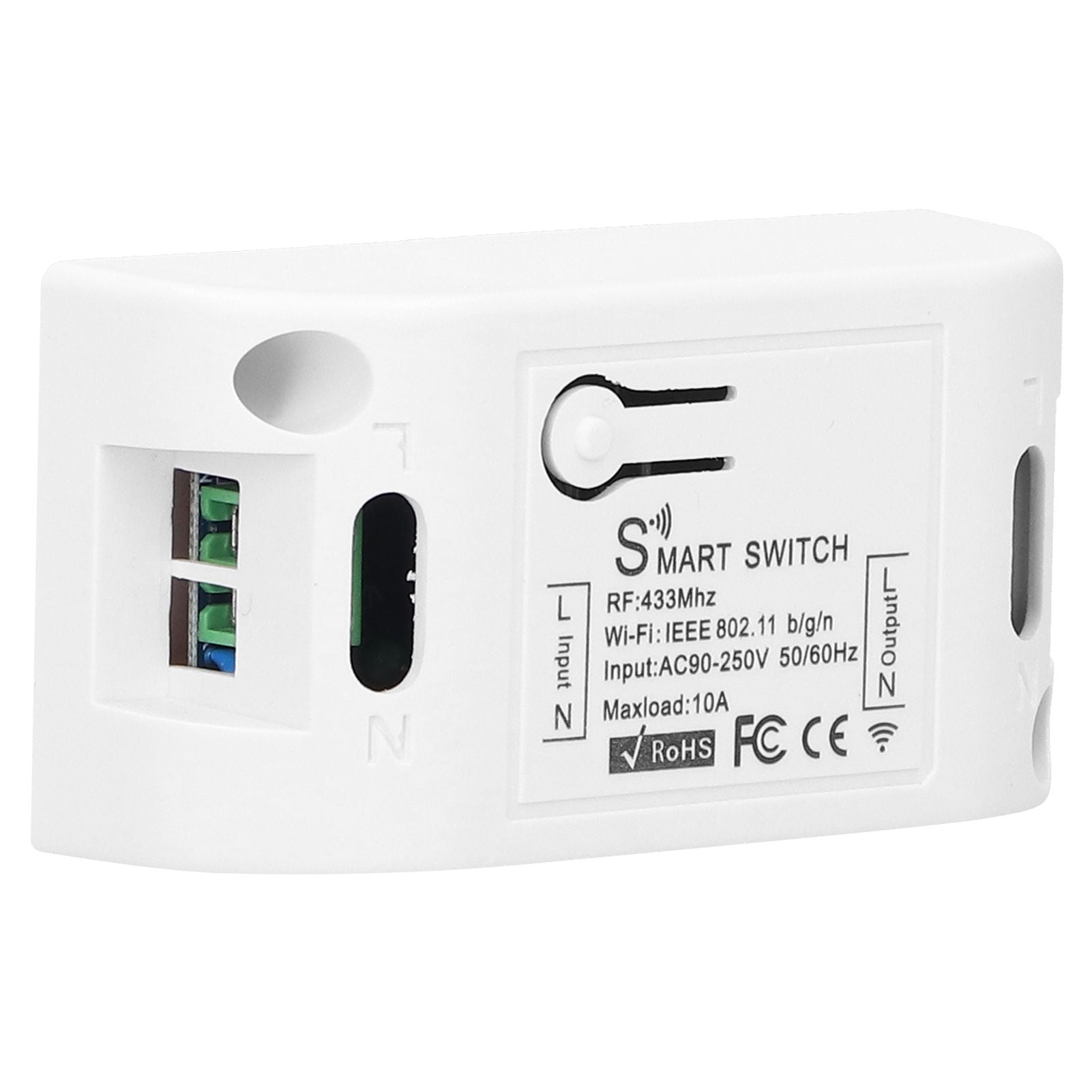 KR2201W‑4 APP Wireless Remote Control 433Mhz Wifi Timing Switch Controller for Light 90‑250V