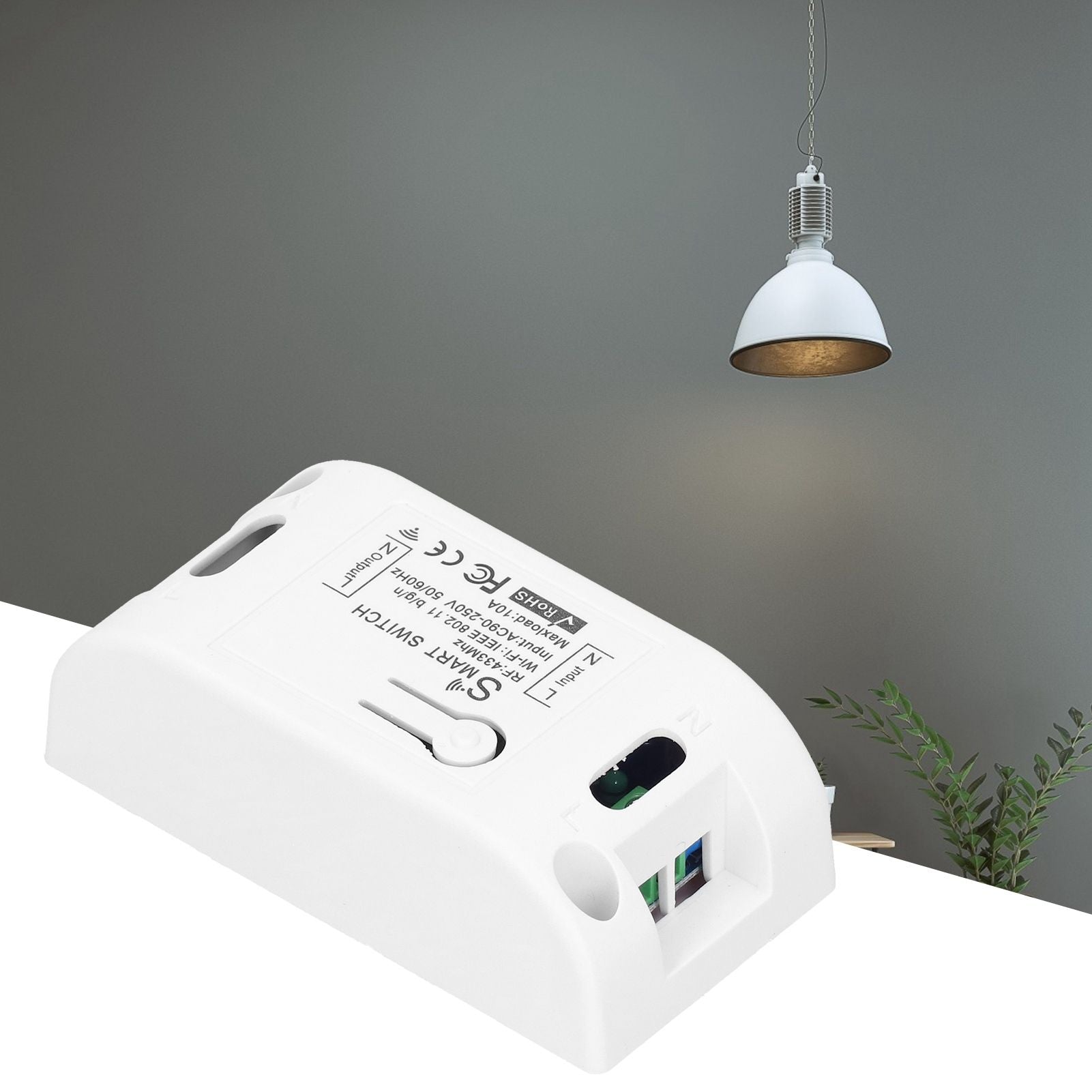 KR2201W‑4 APP Wireless Remote Control 433Mhz Wifi Timing Switch Controller for Light 90‑250V