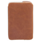 Cigarette Case Magnet Cigarette Box 20 Capacity Pressure Resistant PU Cigarette Case for MenApricot