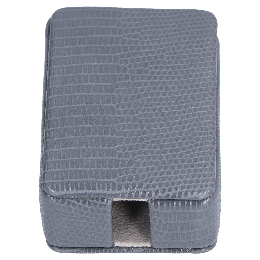 Cigarette Case Magnet Cigarette Box 20 Capacity Pressure Resistant PU Cigarette Case for MenGray