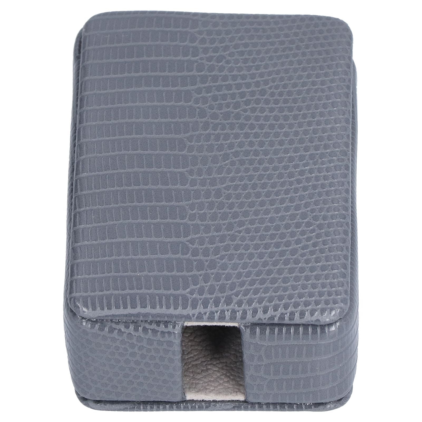 Cigarette Case Magnet Cigarette Box 20 Capacity Pressure Resistant PU Cigarette Case for MenGray