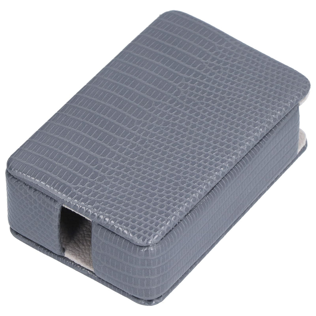 Cigarette Case Magnet Cigarette Box 20 Capacity Pressure Resistant PU Cigarette Case for MenGray