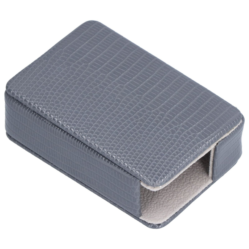 Cigarette Case Magnet Cigarette Box 20 Capacity Pressure Resistant PU Cigarette Case for MenGray