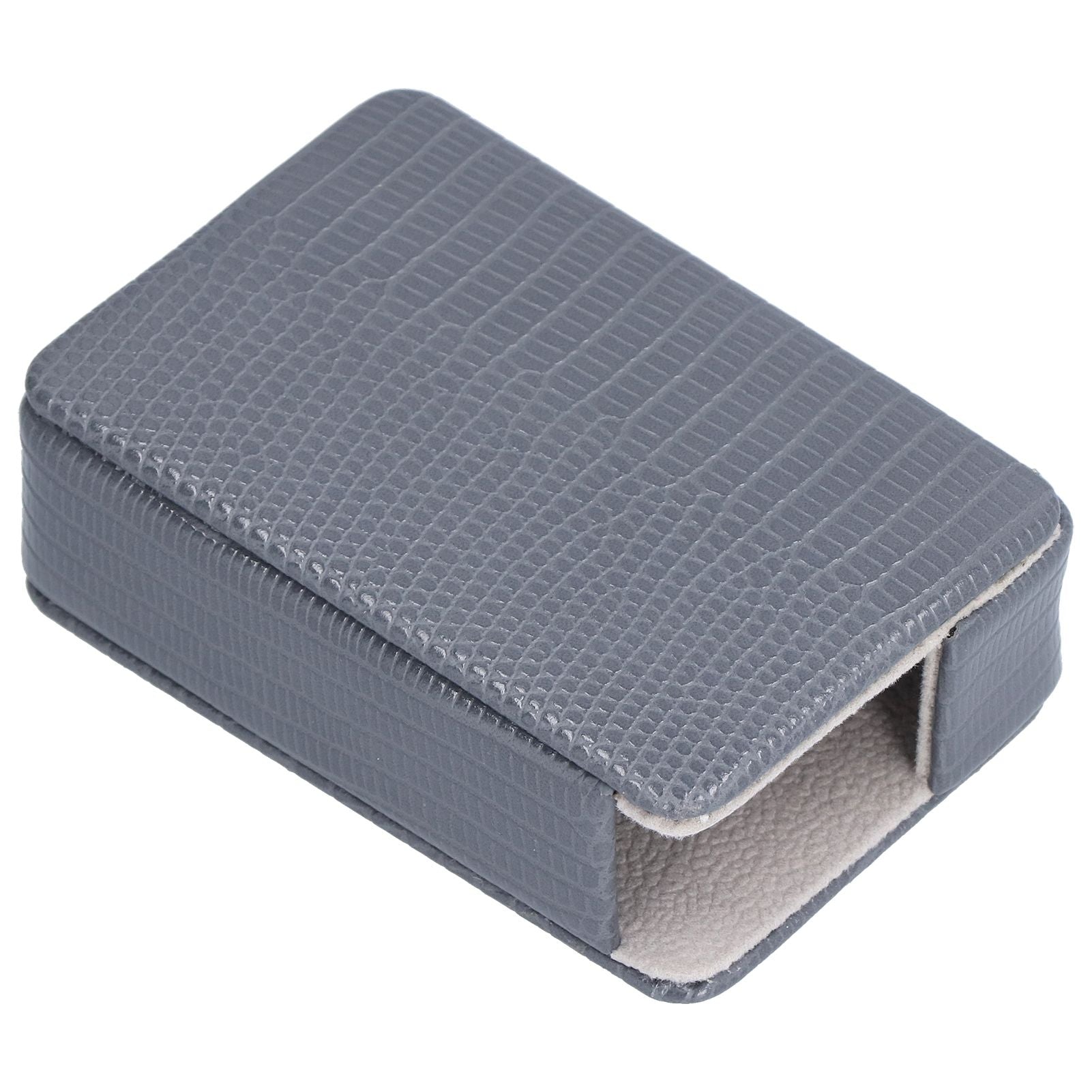 Cigarette Case Magnet Cigarette Box 20 Capacity Pressure Resistant PU Cigarette Case for MenGray