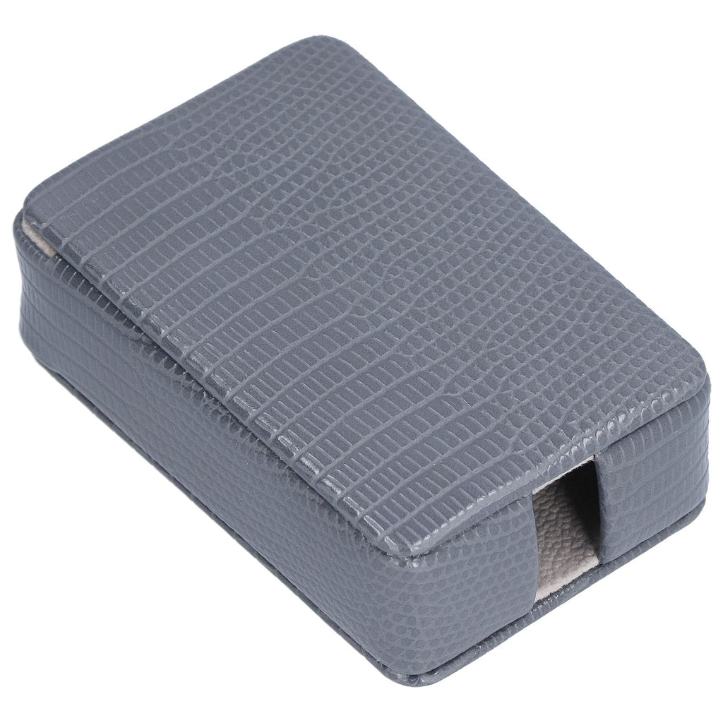 Cigarette Case Magnet Cigarette Box 20 Capacity Pressure Resistant PU Cigarette Case for MenGray