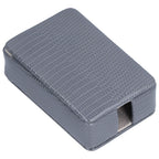 Cigarette Case Magnet Cigarette Box 20 Capacity Pressure Resistant PU Cigarette Case for MenGray