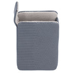 Cigarette Case Magnet Cigarette Box 20 Capacity Pressure Resistant PU Cigarette Case for MenGray