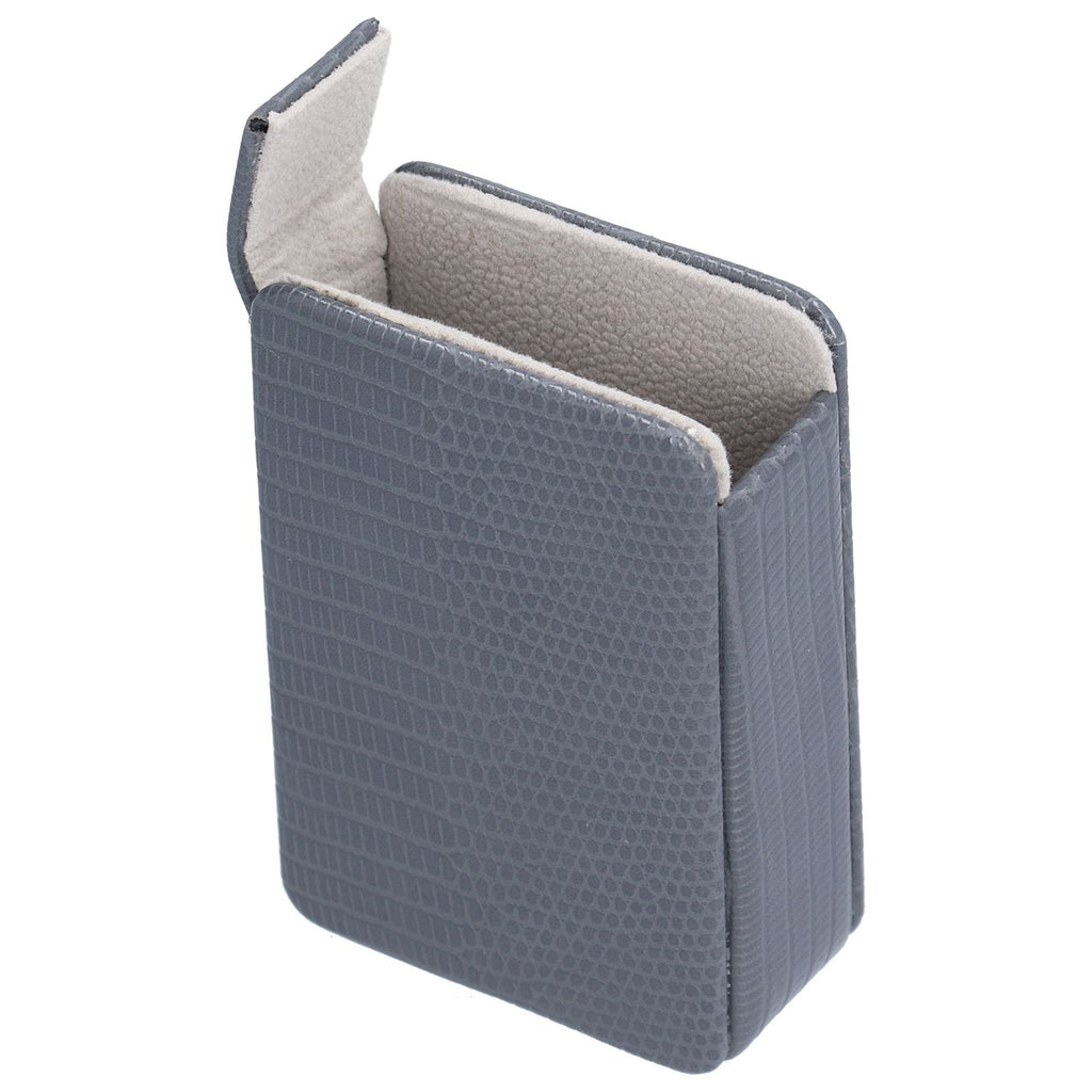 Cigarette Case Magnet Cigarette Box 20 Capacity Pressure Resistant PU Cigarette Case for MenGray