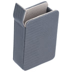 Cigarette Case Magnet Cigarette Box 20 Capacity Pressure Resistant PU Cigarette Case for MenGray