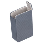 Cigarette Case Magnet Cigarette Box 20 Capacity Pressure Resistant PU Cigarette Case for MenGray