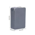 Cigarette Case Magnet Cigarette Box 20 Capacity Pressure Resistant PU Cigarette Case for MenGray