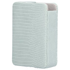 Cigarette Case Magnet Cigarette Box 20 Capacity Pressure Resistant PU Cigarette Case for MenGreen