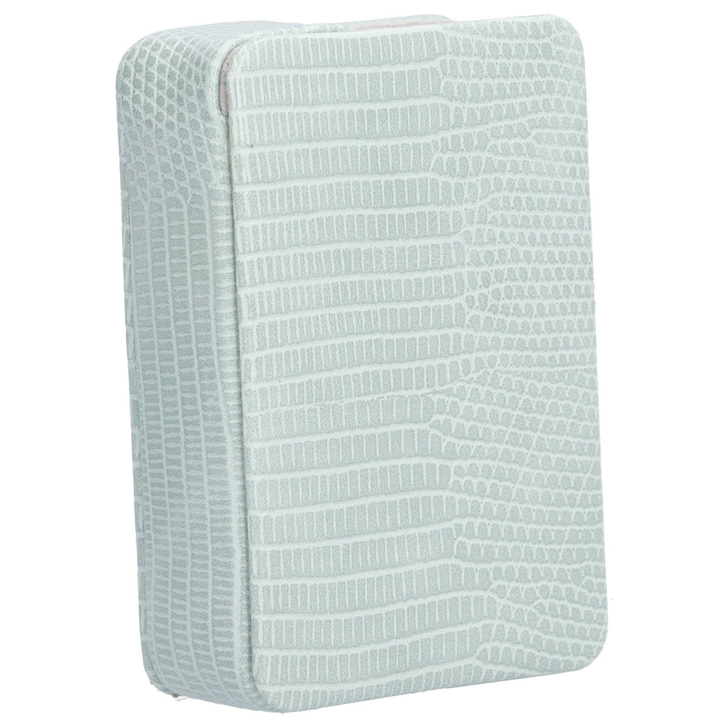 Cigarette Case Magnet Cigarette Box 20 Capacity Pressure Resistant PU Cigarette Case for MenGreen
