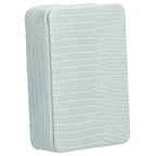 Cigarette Case Magnet Cigarette Box 20 Capacity Pressure Resistant PU Cigarette Case for MenGreen