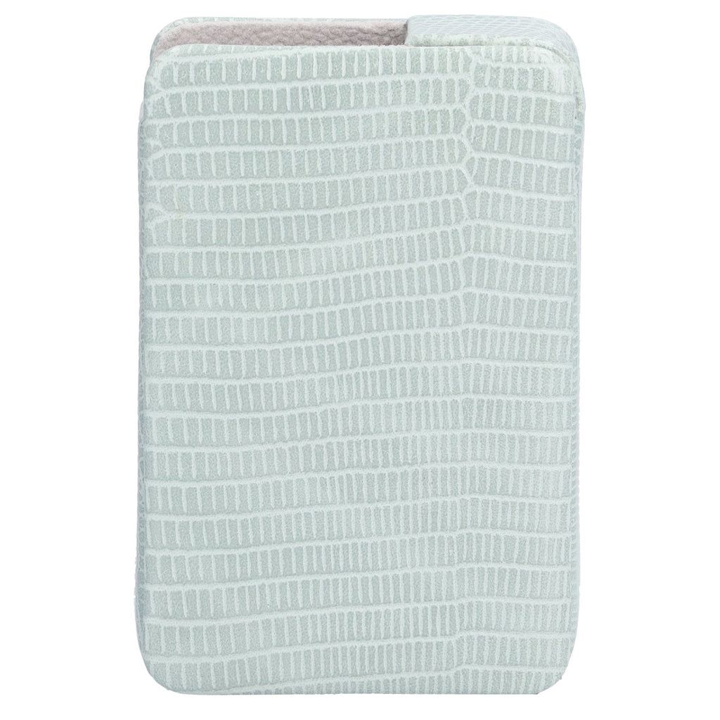 Cigarette Case Magnet Cigarette Box 20 Capacity Pressure Resistant PU Cigarette Case for MenGreen