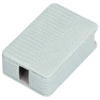 Cigarette Case Magnet Cigarette Box 20 Capacity Pressure Resistant PU Cigarette Case for MenGreen