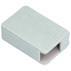 Cigarette Case Magnet Cigarette Box 20 Capacity Pressure Resistant PU Cigarette Case for MenGreen